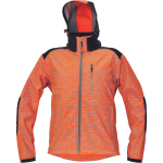 KNOXFIELD printed softshell červená XS