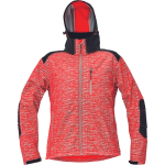 KNOXFIELD printed softshell červená XS