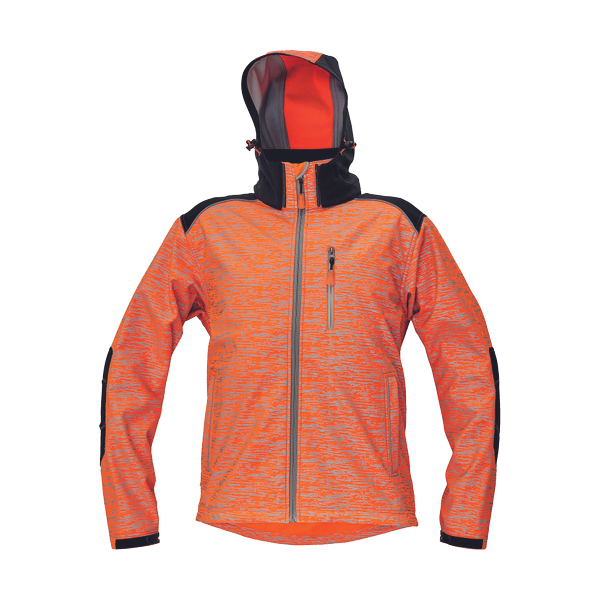 KNOXFIELD printed softshell červená XS