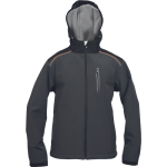 KNOXFIELD softshell bunda antra/červ XS