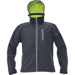 KNOXFIELD softshell bunda antra/červ XS