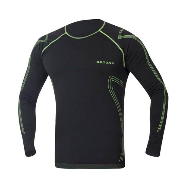 Funkční tričko s dlouhým rukávem ARDON®LYTANIX černo-zelená M
