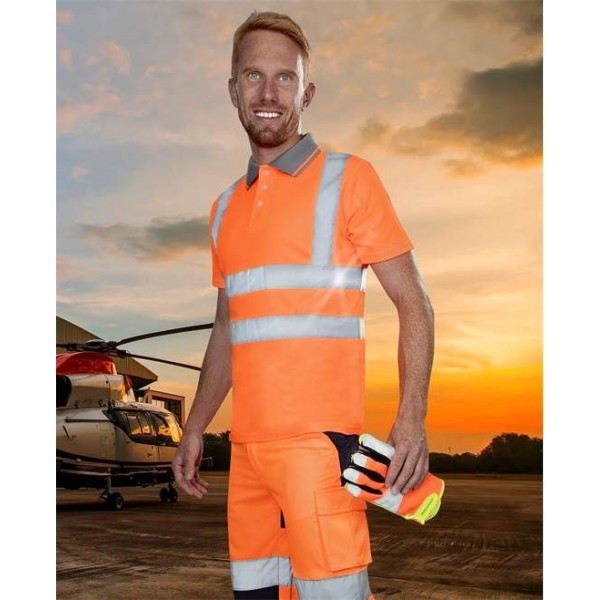 Polokošile hi-viz oranžová REF202 S