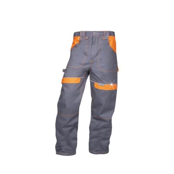 Kalhoty ARDON®COOL TREND šedo-oranžové prodloužené 2XL