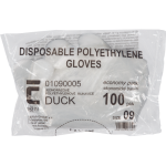 DUCK rukavice jednoráz.polyethylenové 9